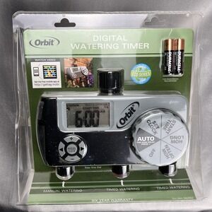 Orbit Digital‎ 3 Outlet 2 Programmable Eco-Series Watering Timer Model 56233 NEW